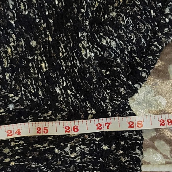 SIGRID OLSEN Women's Plus Oversized Cotton Blend Crochet Cardigan Size 1X Black - Picture 13 of 16